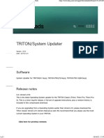 KORG TRITON System Updater Download