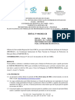 Edital Seleção Professores PARFOR Pedagogia URCA 2022