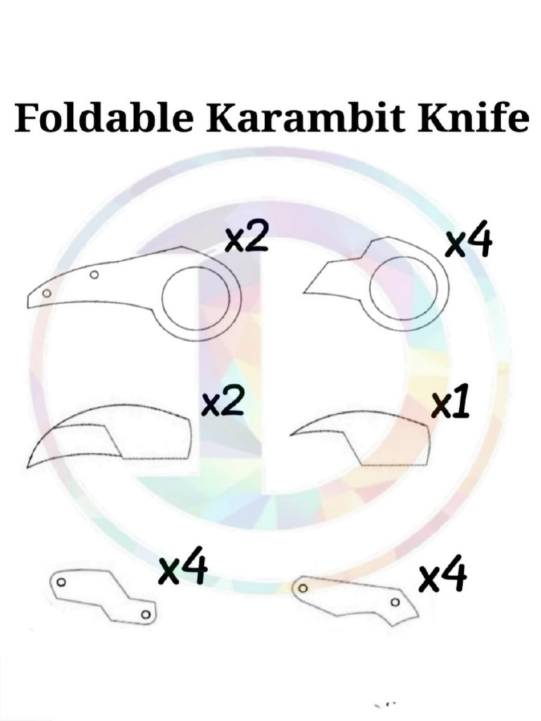 Foldable Karambit Knife (By Divyanshu S Creation) PDF