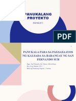 Panukalang Proyekto