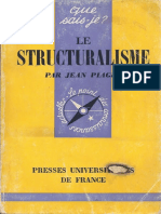 Le Structuralisme Jean Piaget