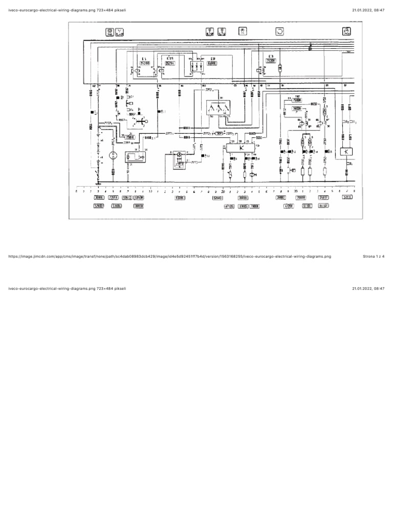 IvecoEurocargoElectricalWiringDiagrams PNG 723×484 Pikseli PDF
