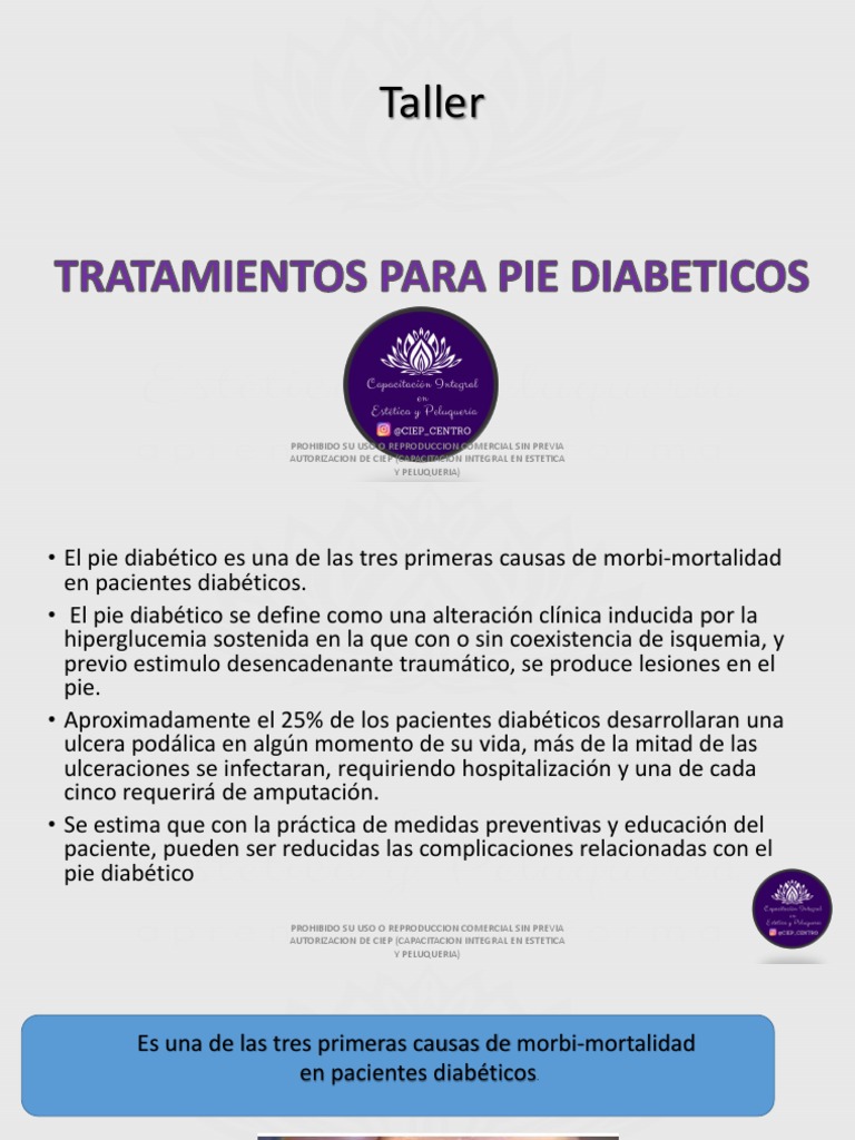 Taller Tratamiento Pie Diabetico PDF