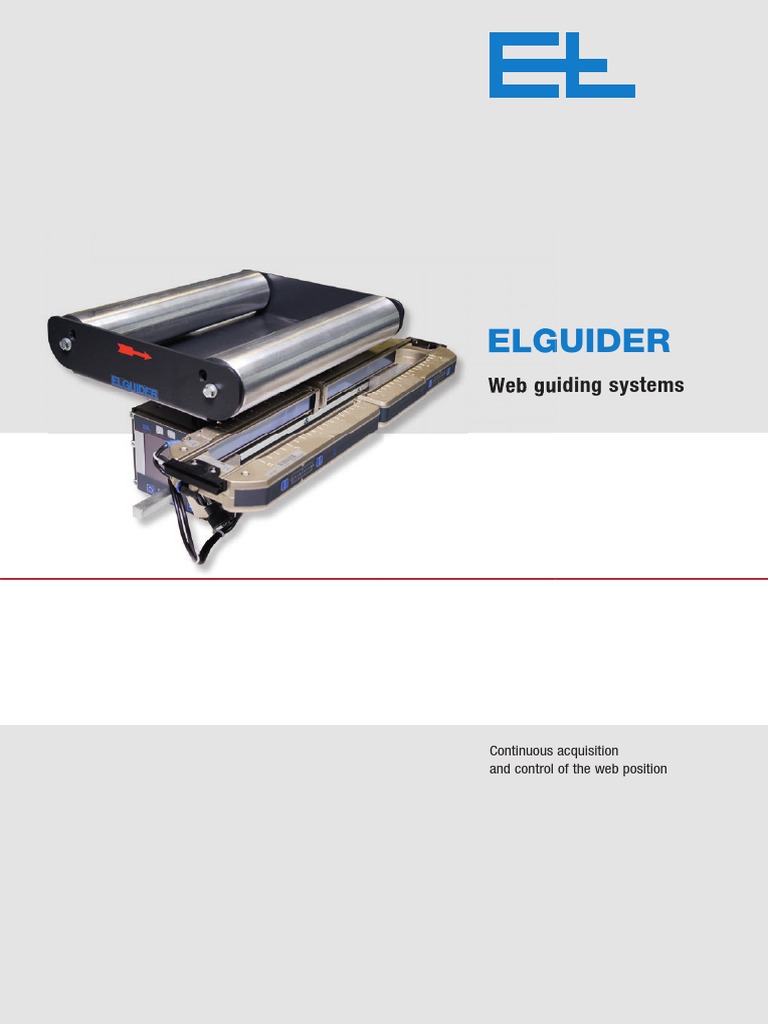 ELGUIDER Web Guiding Systems Manual | PDF