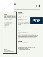 White Minimalist Academic Resume