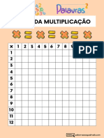 Tabela Da Multiplicação