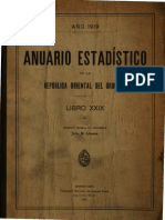 Anuario Estadistico 1919 Uruguay 1921
