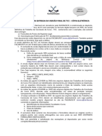 Orientação para Entrega de TCC PDF