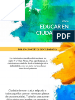 Clase 9 - EDUCAR EN CIUDADANÍA