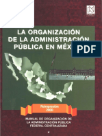 Organizacion de La Administracion Publica en Mexico