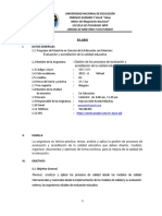 SILABO Gestion de Lo Procesos de Acreditacion Rueda Milachay 2022-II