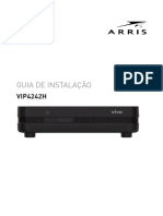 Vivo - TV Fibra Decodificador Com Gravador VIP 4242H (IPTV) Manual Do Usuário