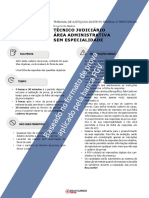 TJDFT 6 Simulado Tecnico Judiciario Area Administrativa Sem Especialidade Folha de Respostas