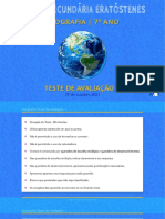 Geografia 7 TA 1 - 27 Out 2021