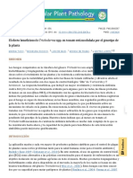 El Efecto Beneficioso de Trichoderma Spp. en Tomate Es Modulado Por El Genotipo de La Planta - PMC