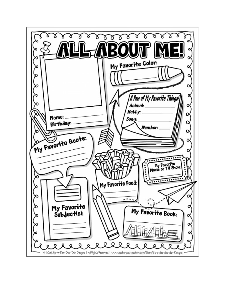 All About Me | PDF