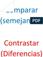 Comparar y Contrastar