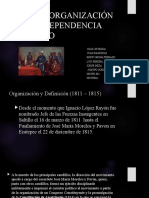 Etapa de Organización de La Independencia de Mexico