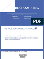 DISTRIBUSI SAMPLING