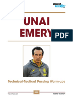 Unai Emery Passing Warm Up Practice