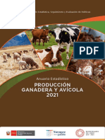 Anuario - Producción Ganadera y Avícola - 2021