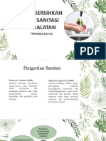 Membersihkan Dan Sanitasi Peralatan: THP - OO01.012.01