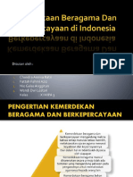 Kemerdekaan Beragama Dan Berkepercayaan Di Indonesia - PDF 1