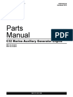 CAT C32 Marine Parts Book