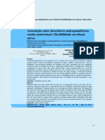 Descritores antropométricos, estado nutricional e flexibilidade em idosas. Truccolo 2011