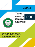 Terapi Modalitas Keperawatan Gerontik