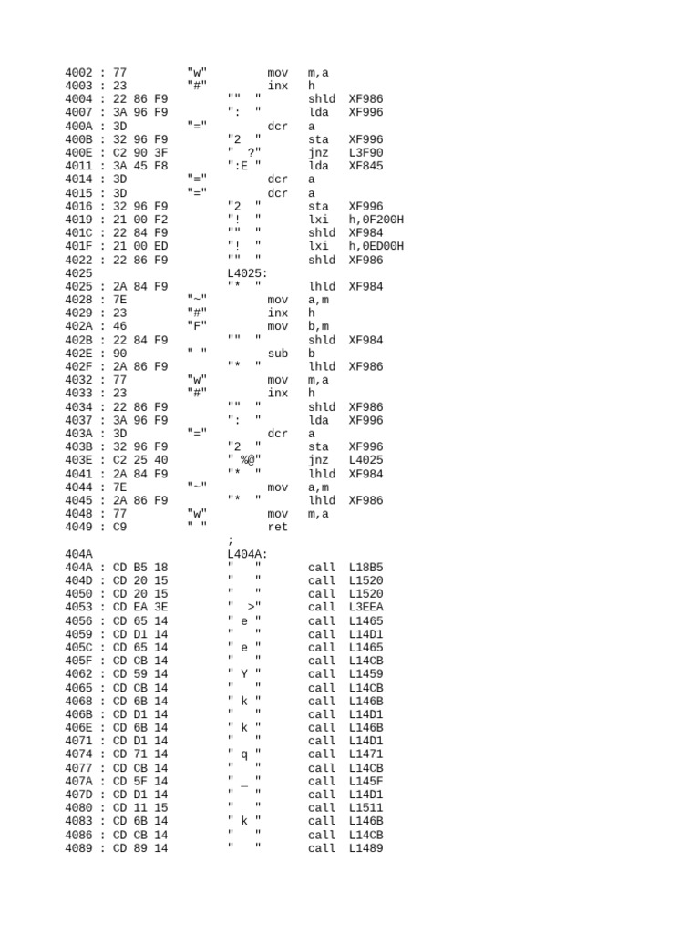 st2000-4000-45B3 Memory Map | PDF