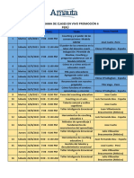 Cronograma 6ta Promocion Peru