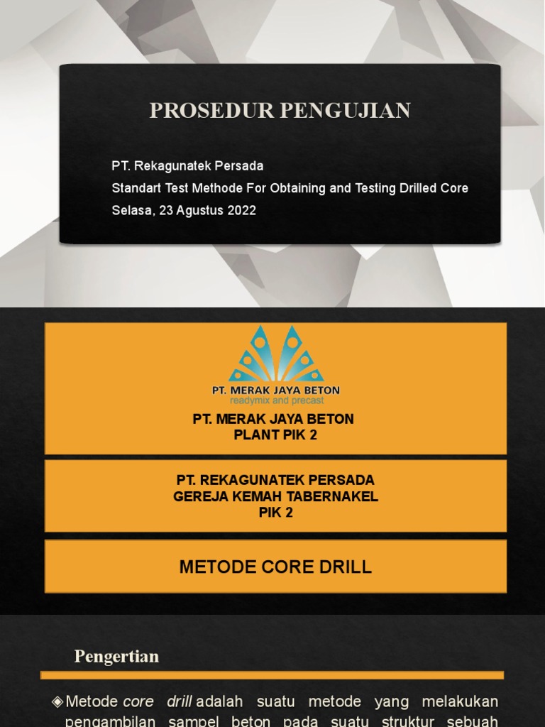 Metode Core Drill PDF