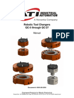 Robotic Tool Changers QC-5 Through QC-27: Manual