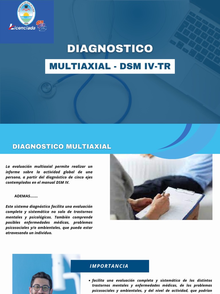 Evaluación Multiaxial en DSM-IV | PDF | Desorden de personalidad ...