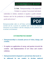 ENTREPRENEURSHIP