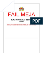 Fail Meja: Guru Penyelaras Bestari (GPB)