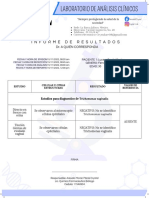 LAB Informes de resultados clínicos