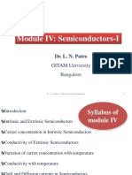 Semiconductors Module IV