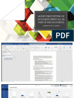 Modify Print Setting of Document (Print All