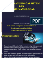 Pendidikan Sebagai Sistem