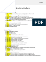 Scurtaturi-Excel