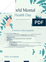World Mental Health Day by Slidesgo