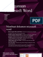 Penggunaan Microsoft Word Kel 3