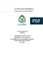 JENIS PENELITIAN PENDIDIKAN