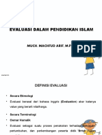 Evaluasi Dalam Pendidikan Islam