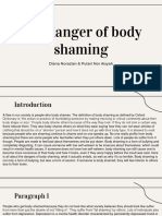 Essay - The Danger of Body Shaming