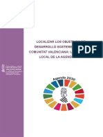 Localizar Los Objetivos de Desarrollo Sostenible en La Comunitat Valenciana - La Dimensión Local de La Agenda 2030