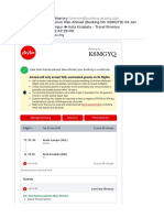 Wan Kamaruzaman Wan Ahmad (Booking No K6MGYQ) 04 Jan 2022 Kuala Lumpur Kota Kinabalu - Travel Itinerary