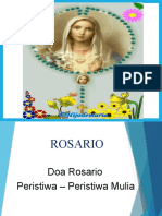 DOA ROSARIO Peristiwa Mulia